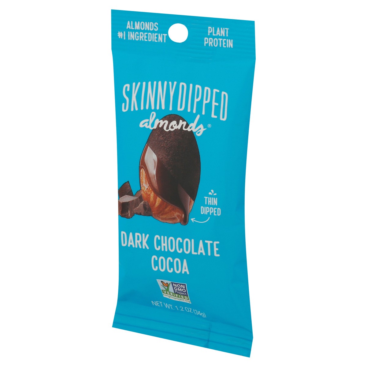 slide 5 of 9, SkinnyDipped Dark Chocolate Cocoa Almonds - 1.2oz, 1.2 oz