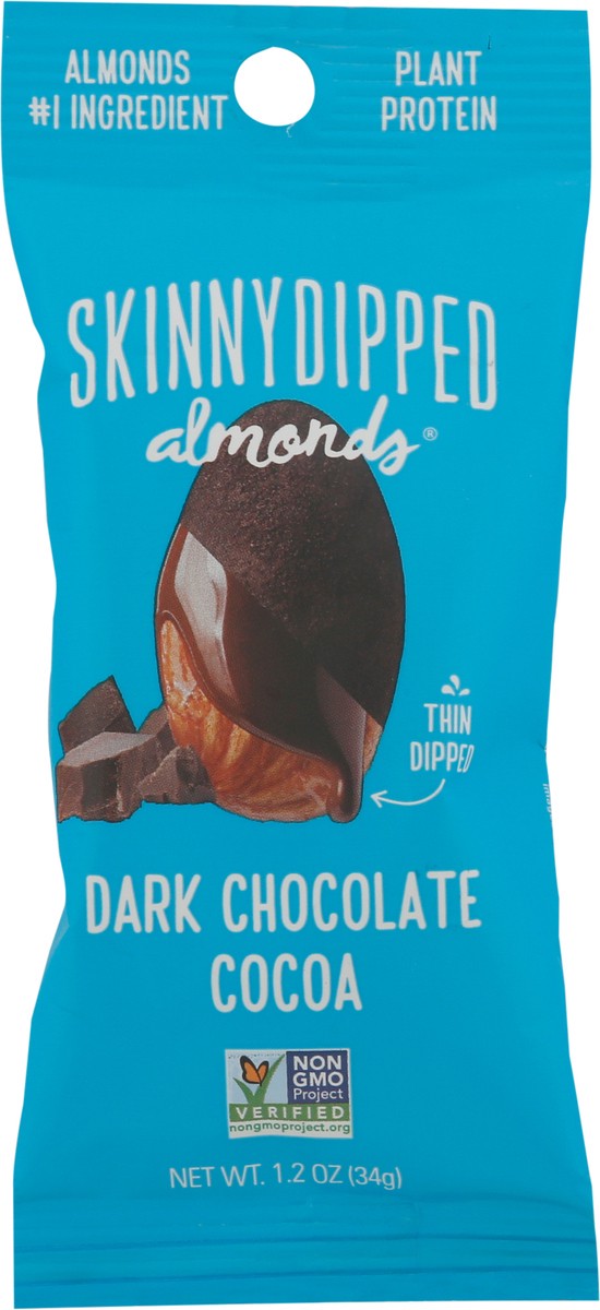 slide 3 of 9, SkinnyDipped Dark Chocolate Cocoa Almonds - 1.2oz, 1.2 oz