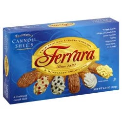 Ferrara Cannoli Shells 6 ea