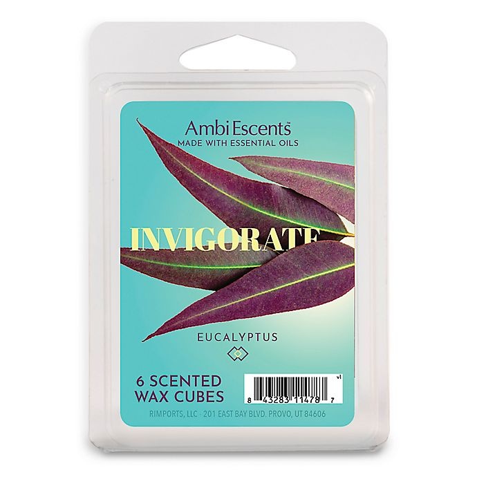 slide 1 of 1, AmbiEscents Invigorate Eucalyptus Wax Fragrance Cubes, 6 ct