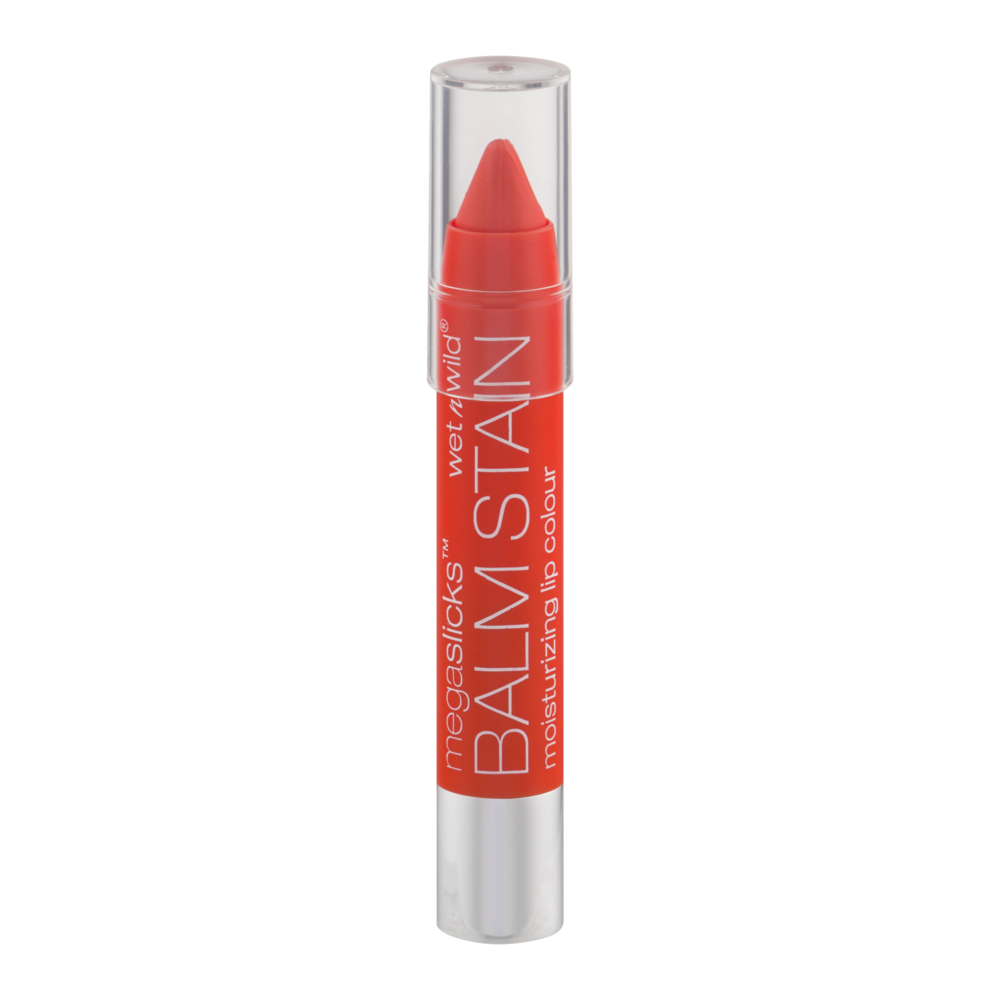 slide 1 of 1, wet n wild Megaslicks Balm Stain Lip Colour 158A See If I Carrot!, 0.11 oz