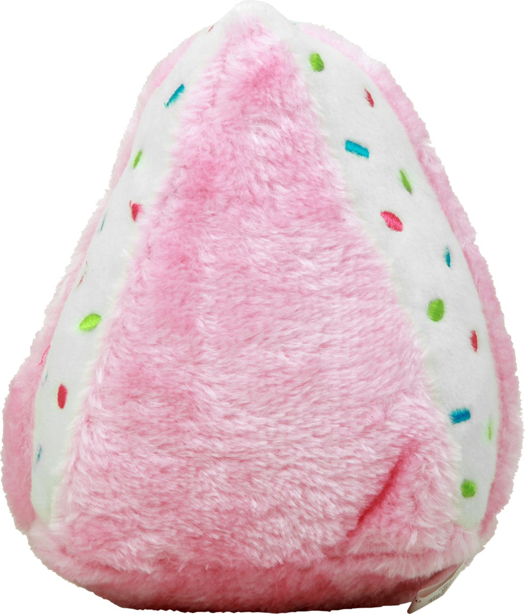 slide 2 of 8, Zippy Paws Nomnomz Squeaky Plush Birthday Cake Pink Dog Toy 1 ea, 1 ct