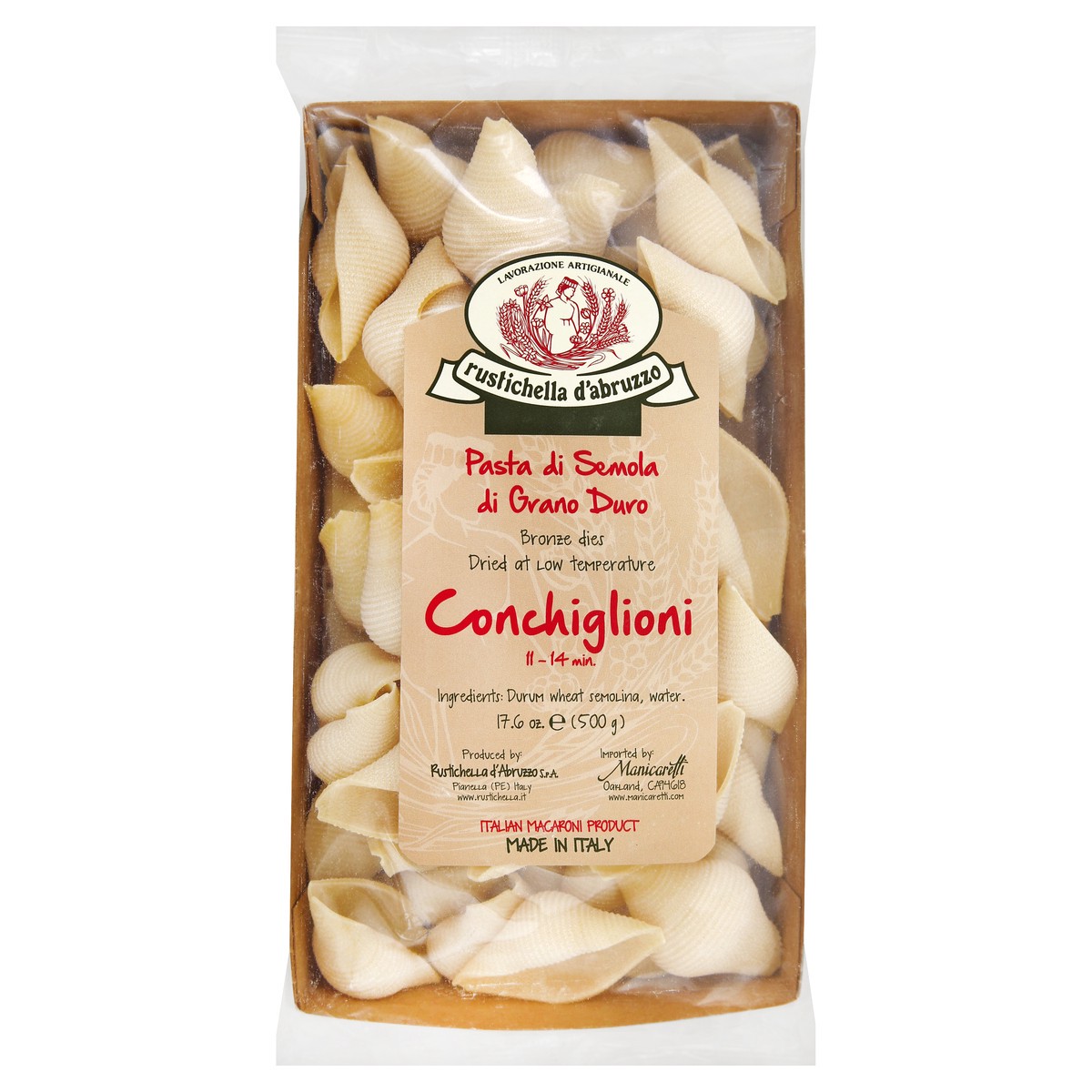slide 6 of 6, Rustichella d'Abruzzo Conchiglioni 17.6 oz, 17.6 oz
