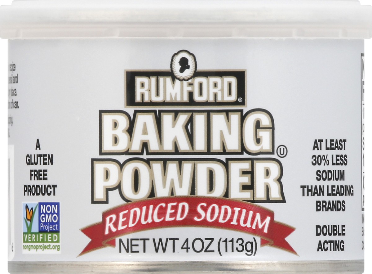 slide 6 of 9, Rumford Reduced Sodium Baking Powder 4 oz, 4 oz