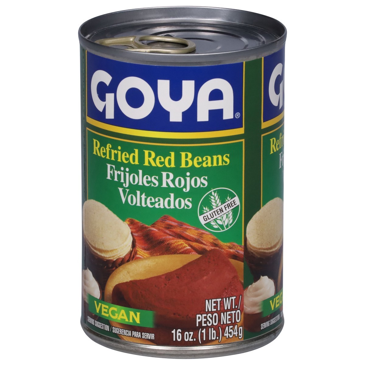 slide 3 of 9, Goya Refried Red Beans 16 oz, 16 oz