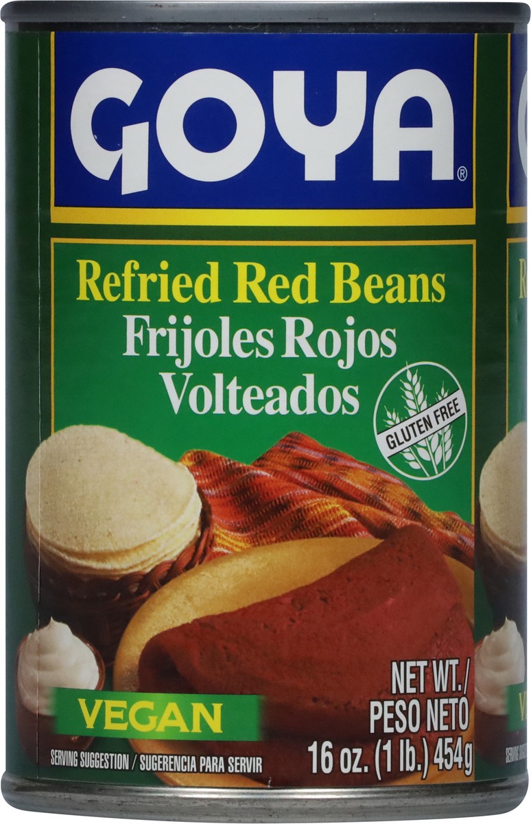 slide 6 of 9, Goya Refried Red Beans 16 oz, 16 oz