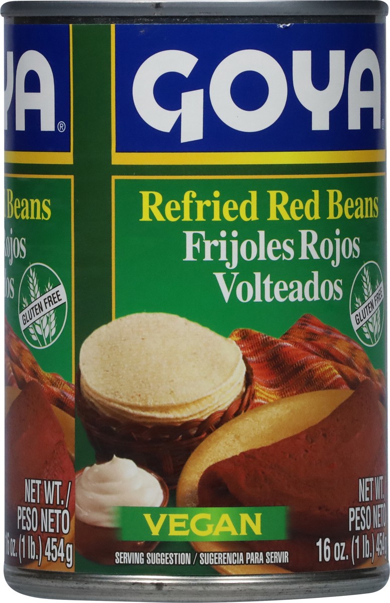 slide 8 of 9, Goya Refried Red Beans 16 oz, 16 oz