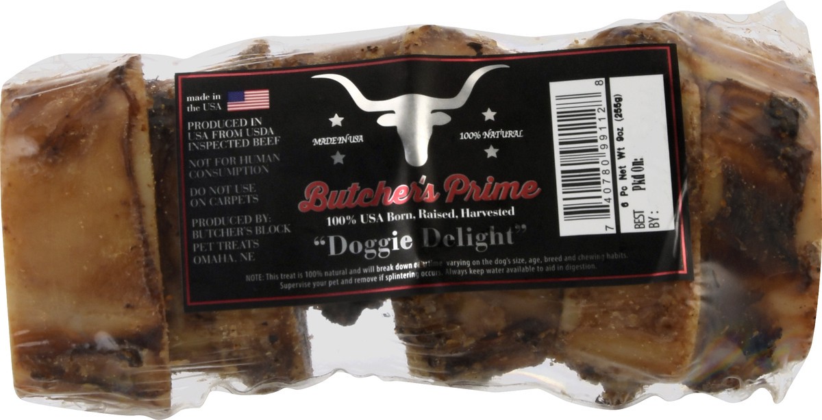 slide 2 of 10, Butcher Shoppe Doggie Delights Dog Chews 6 ea, 1 ct