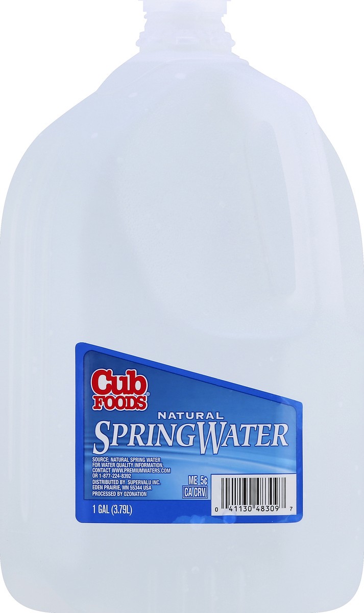 slide 6 of 6, Cub Foods Cub Spring Water, 1 gal