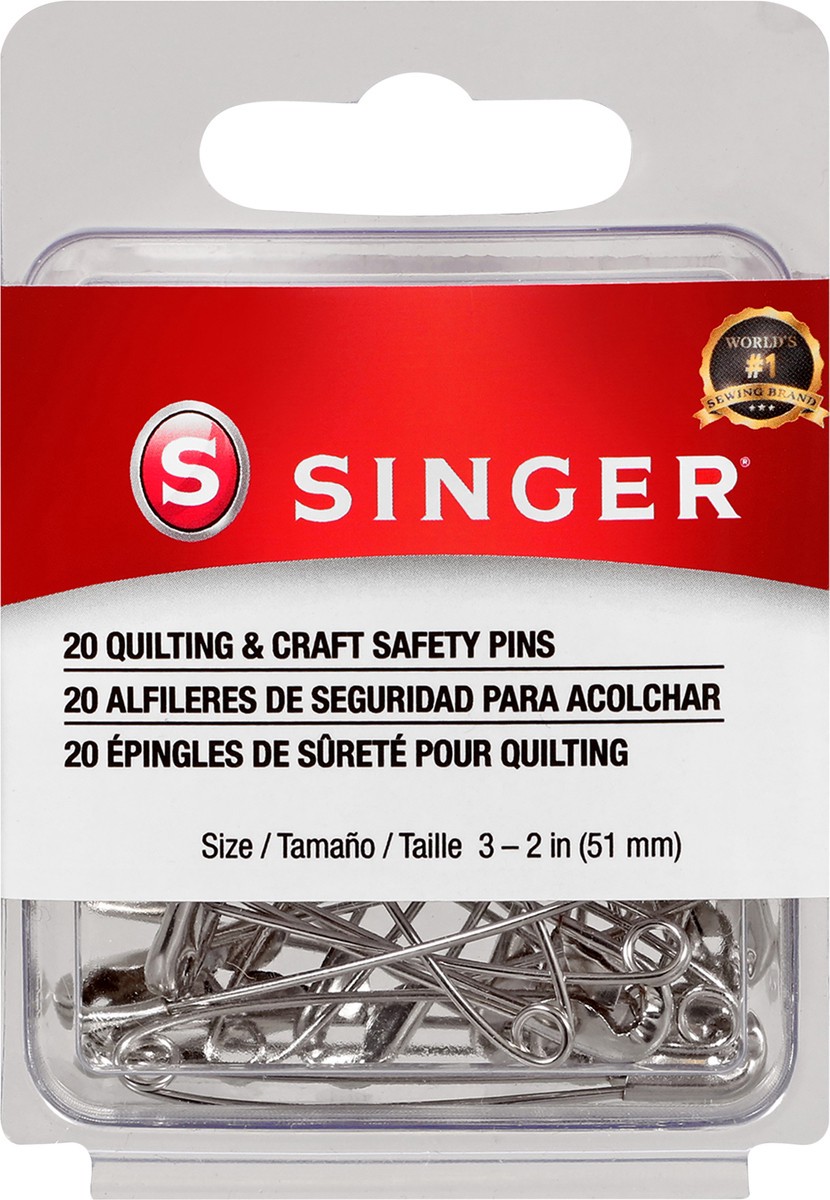 slide 2 of 2, SINGER Quilting & Craft Pins , Size 3, 20 Count, 20 ct