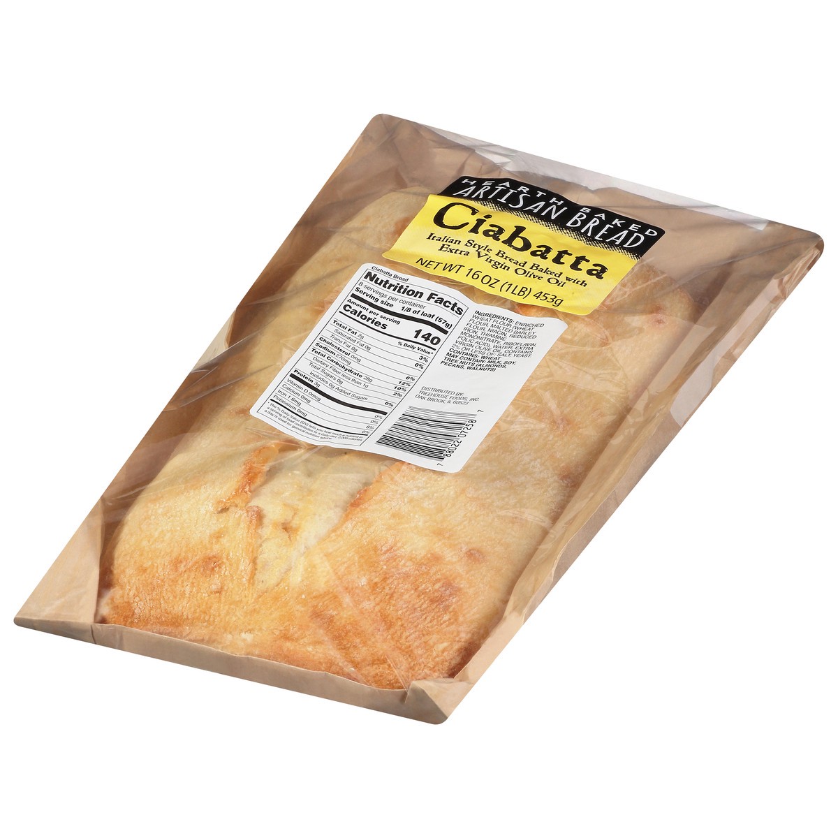 slide 9 of 13, Treehouse Originals Hearth Baked Ciabatta Artisan Bread 16 oz, 16 oz