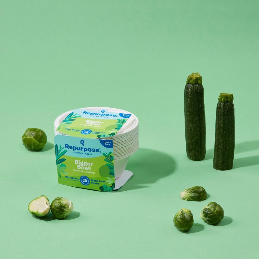 slide 3 of 4, Repurpose Eco-Bigger Bowls, 20 ct; 16 oz