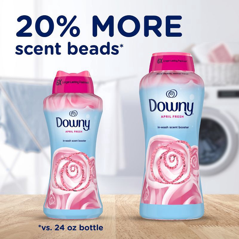 slide 5 of 10, Downy April Fresh In-Wash Scent Booster Beads - 30.1oz, 30.1 oz