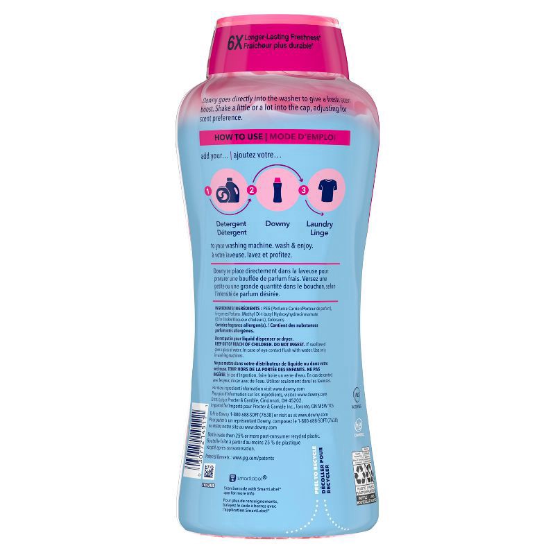 slide 6 of 10, Downy April Fresh In-Wash Scent Booster Beads - 30.1oz, 30.1 oz