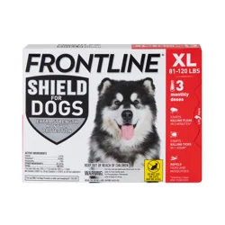Frontline Shield Topical Flea & Tick For Extra Large Dogs, 3 ct