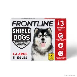 Frontline Shield Xl 81-120 lb 3 ct
