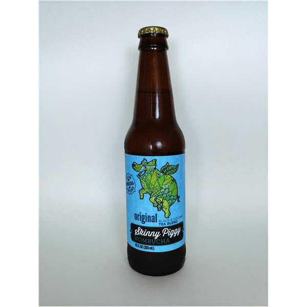 slide 1 of 1, Skinny Piggy Original Kombucha - 12 oz, 12 oz