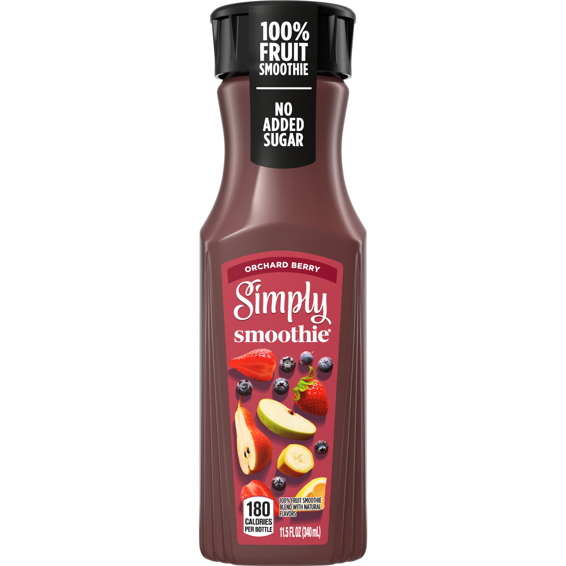 slide 1 of 2, Simply Smoothies Orchard Berry Juice 100 Bottle, 11.5 fl oz, 11.5 fl oz