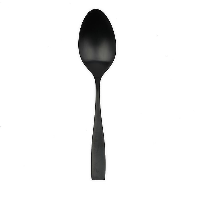 slide 1 of 1, Gourmet Settings Moments Serving Spoon - Black Matte, 1 ct