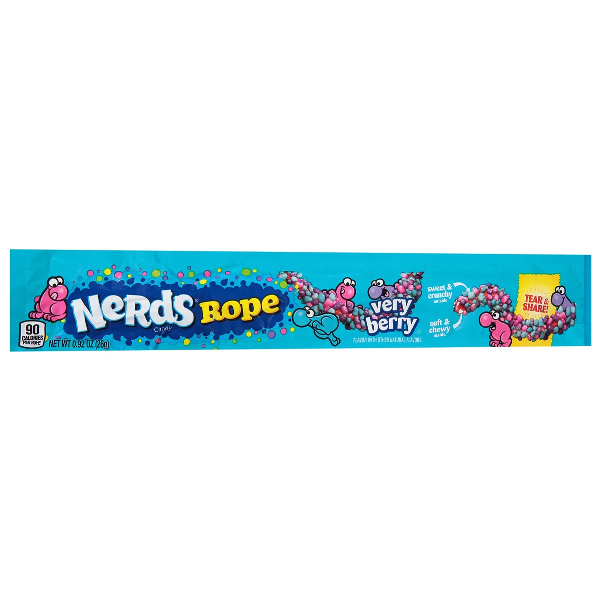 slide 2 of 9, Nerds Rope Very Berry Candy 0.92 oz, 0.92 oz