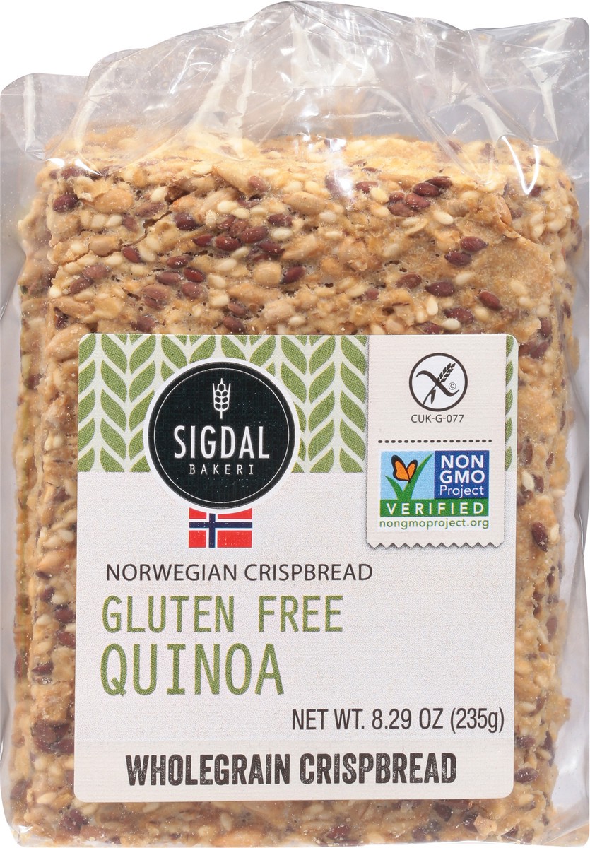 slide 6 of 9, Sigdal Bakeri Gluten Free Quinoa Norwegian Crispbread 8.29 oz, 8.29 oz