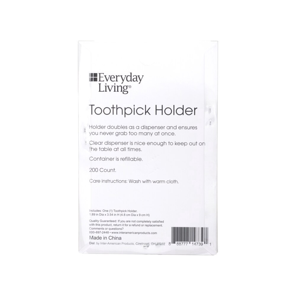 slide 3 of 4, Everyday Living Toothpick Holder, 1 ct