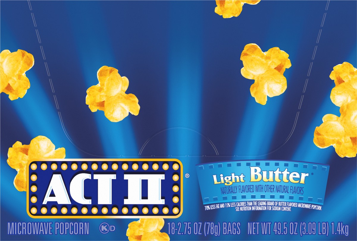 slide 8 of 11, ACT II Light Btr Popcorn, 2.75 oz