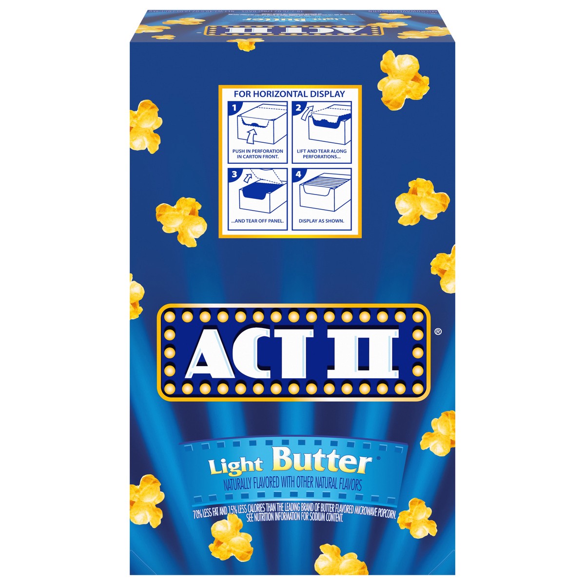 slide 1 of 11, ACT II Light Btr Popcorn, 2.75 oz