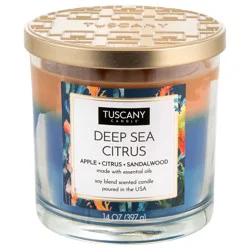 Tuscany Candle Deep Sea Citrus Candle 1 Each