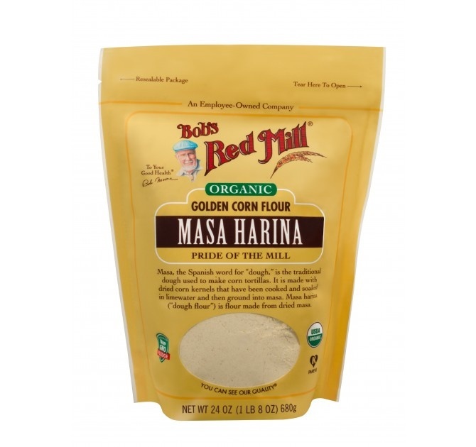 slide 1 of 1, Bob's Red Mill Organic Harina Masa Corn Flour, 24 oz