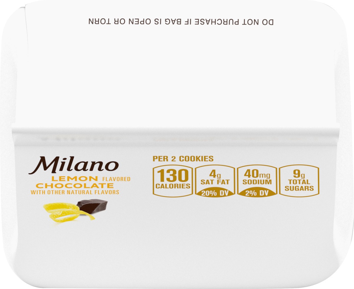 slide 7 of 11, Pepperidge Farm Milano Lemon Chocolate Flavored Cookies 15 ea, 15 ct