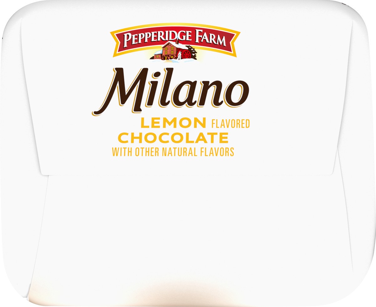 slide 8 of 11, Pepperidge Farm Milano Lemon Chocolate Flavored Cookies 15 ea, 15 ct