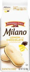 Pepperidge Farm Milano Lemon Chocolate Flavored Cookies 15 ea