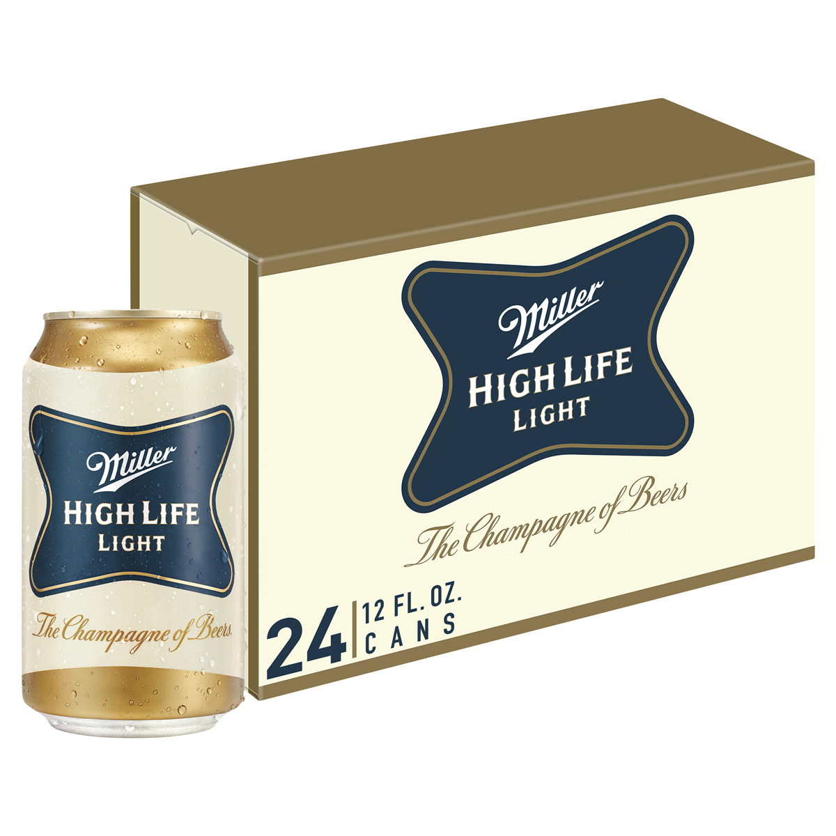 slide 1 of 6, Miller High Life Light Beer, 24 ct; 12 fl oz