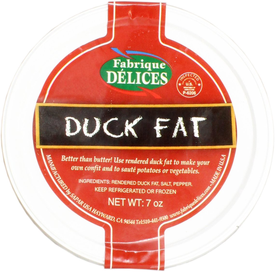 slide 1 of 1, Fabrique Delices Duck Fat, 7 oz