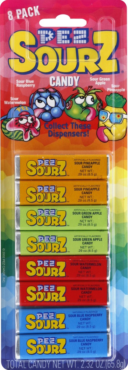 slide 3 of 3, PEZ Sours Assorted Candy 2.32 oz, 2.32 oz