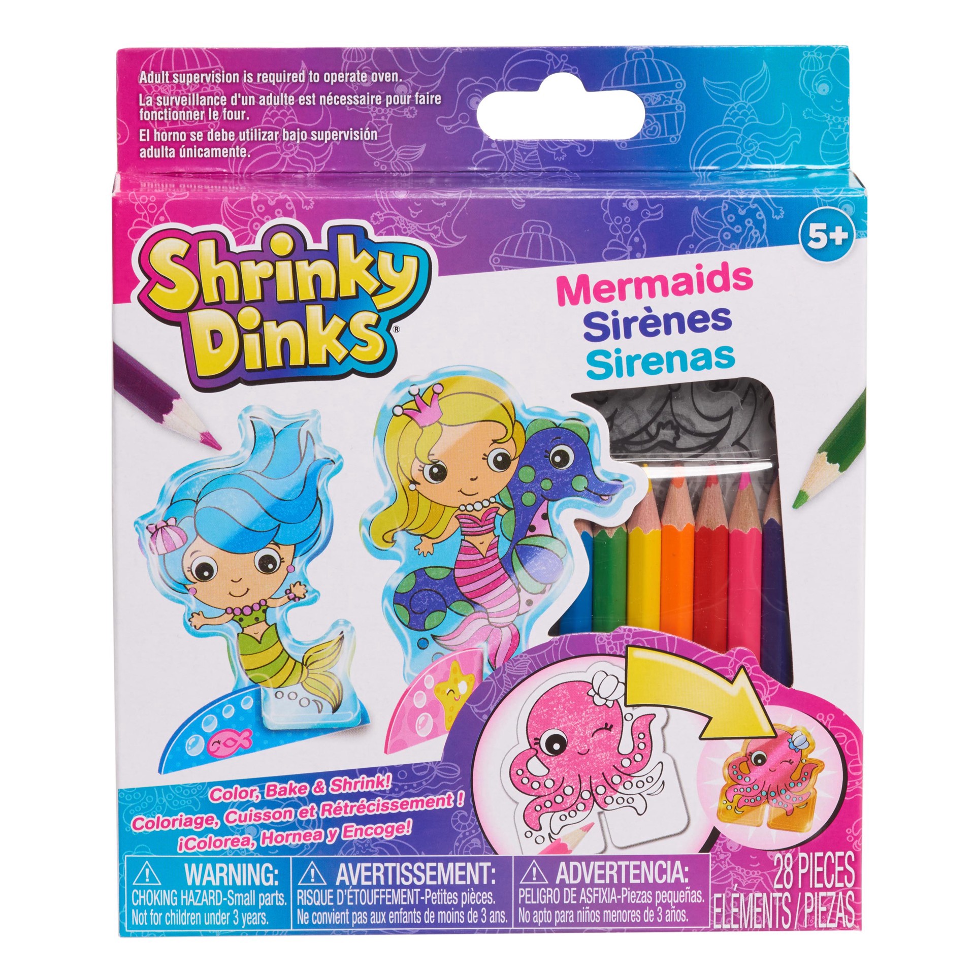 slide 3 of 4, Alex Toys Shrinky Dinks Mermaid Activity Kit, 28 ct