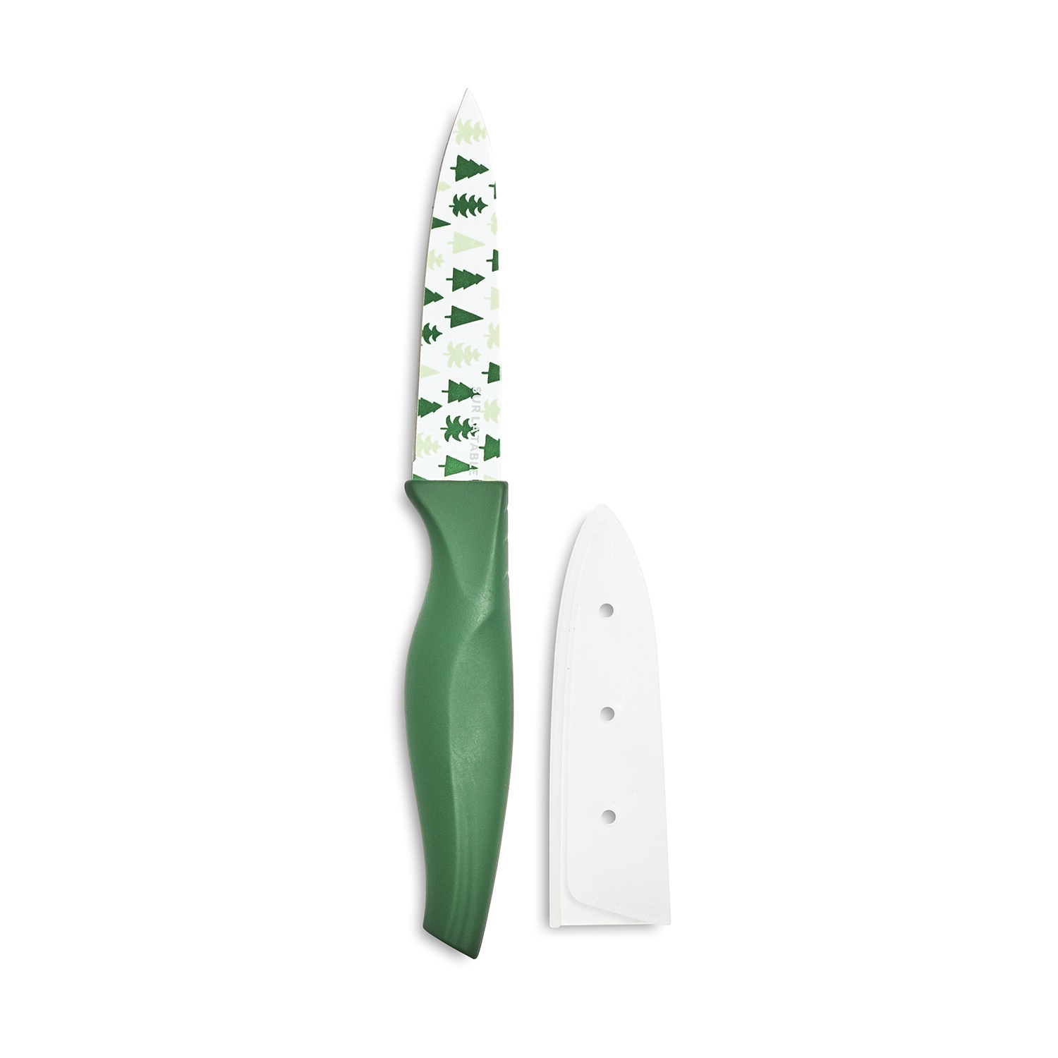 slide 1 of 1, Sur La Table Christmas Tree Paring Knife, 1 ct