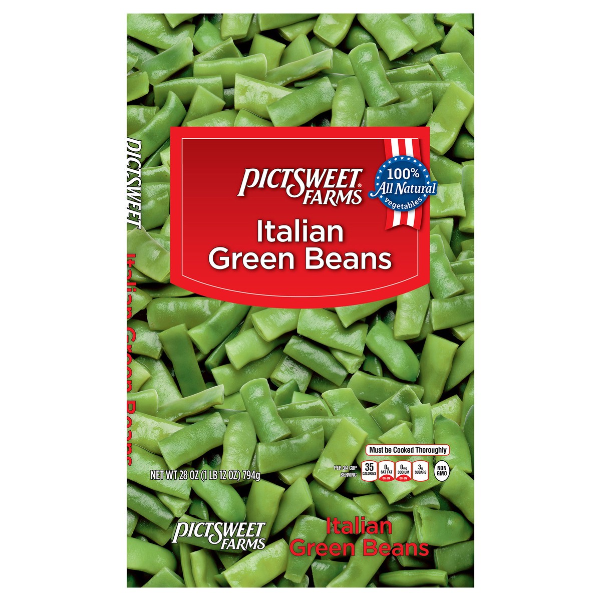 slide 1 of 8, Pictsweet Clear Italian Green Bean, 28 oz