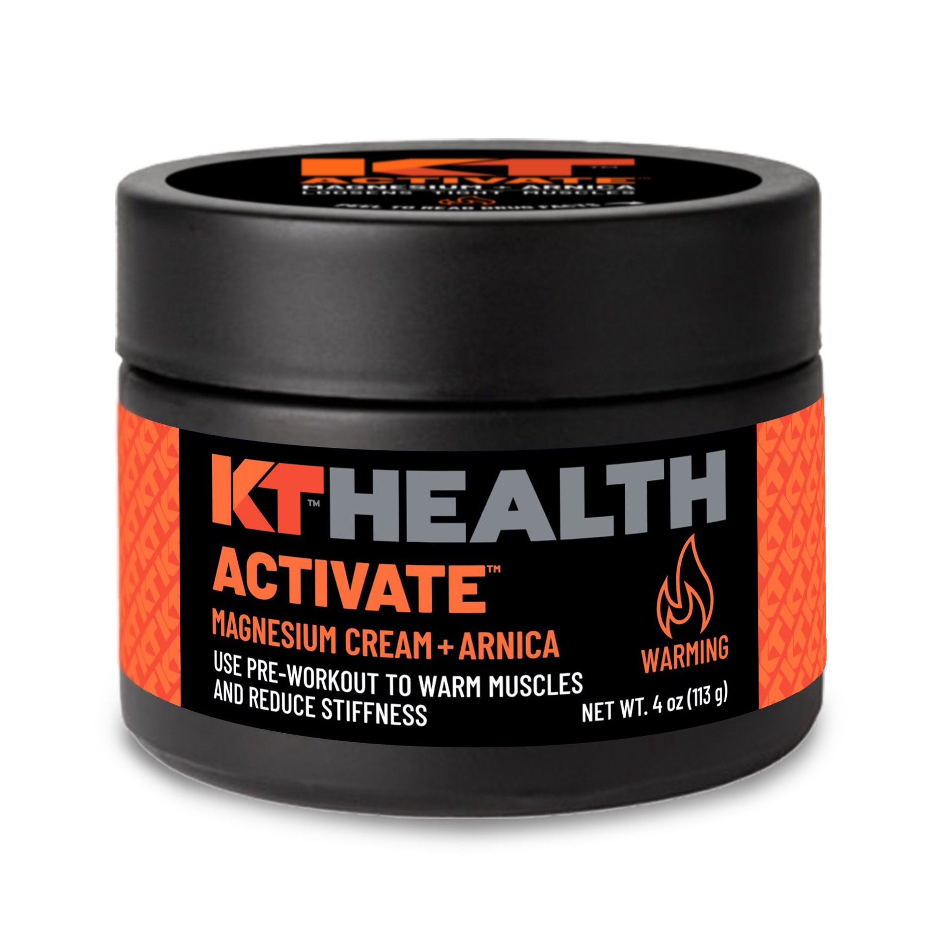 slide 1 of 1, KT Health Activate Warming Magnesium Cream + Arnica 4 oz, 4 oz