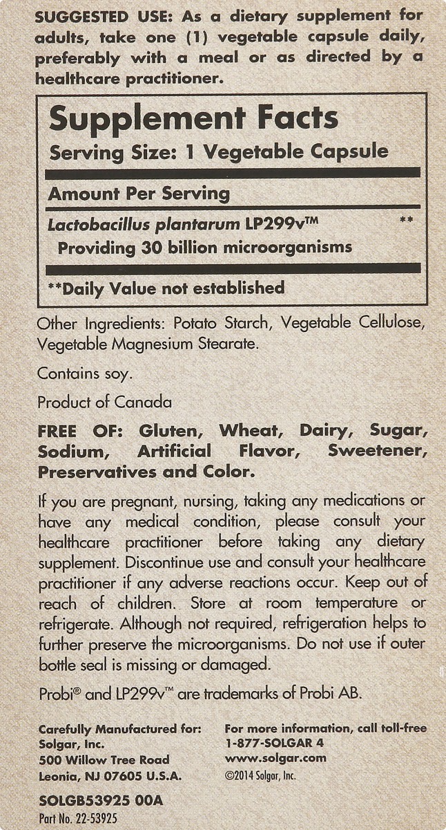 slide 9 of 9, Probi 30 Billion Vegetable Capsules, 30 ct