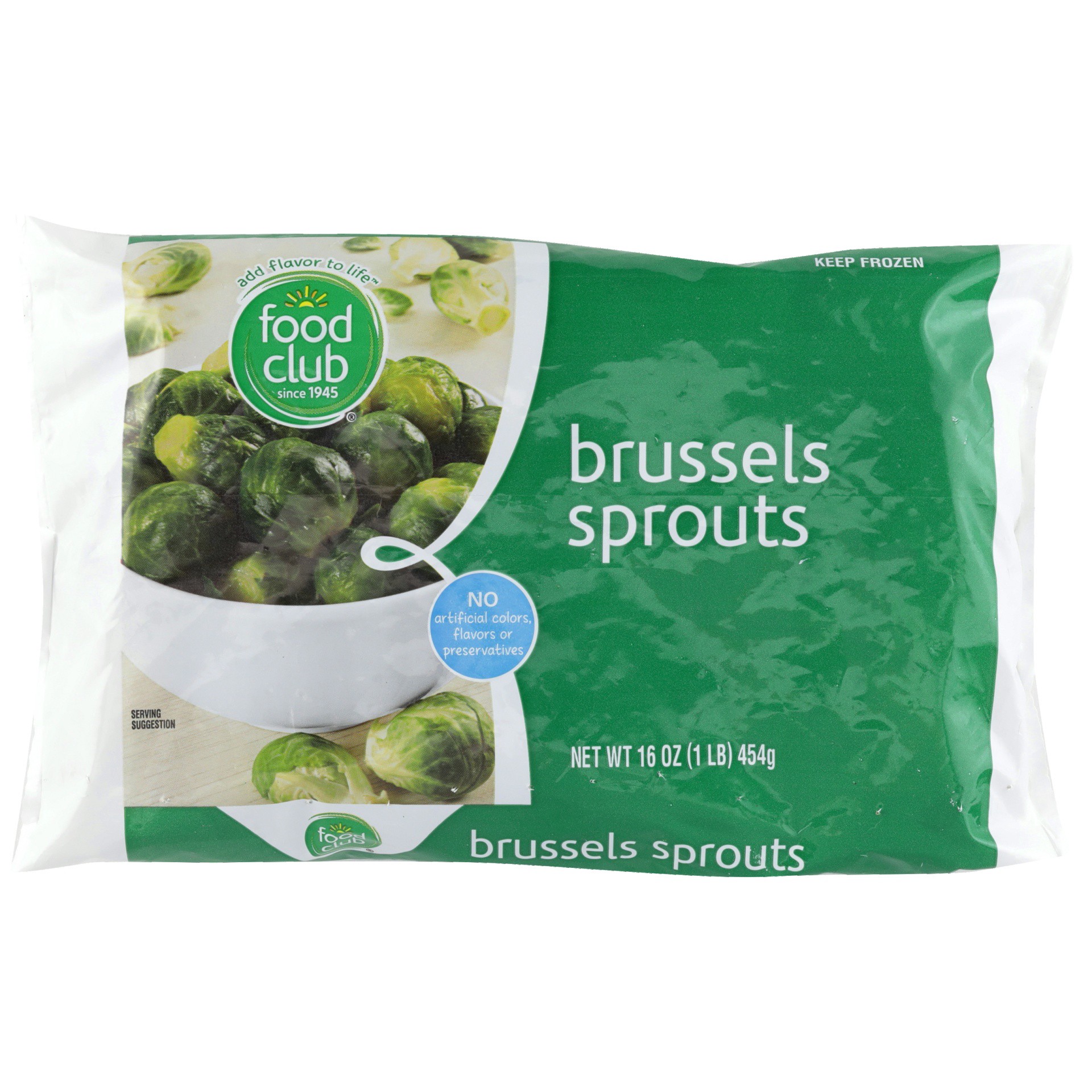 slide 1 of 6, Food Club Brussel Sprouts, 16 oz