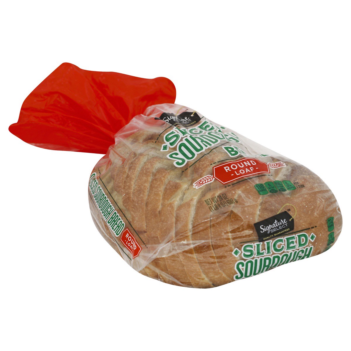slide 1 of 9, Signature Select Artisan Sourdough Bread 24 oz, 24 oz