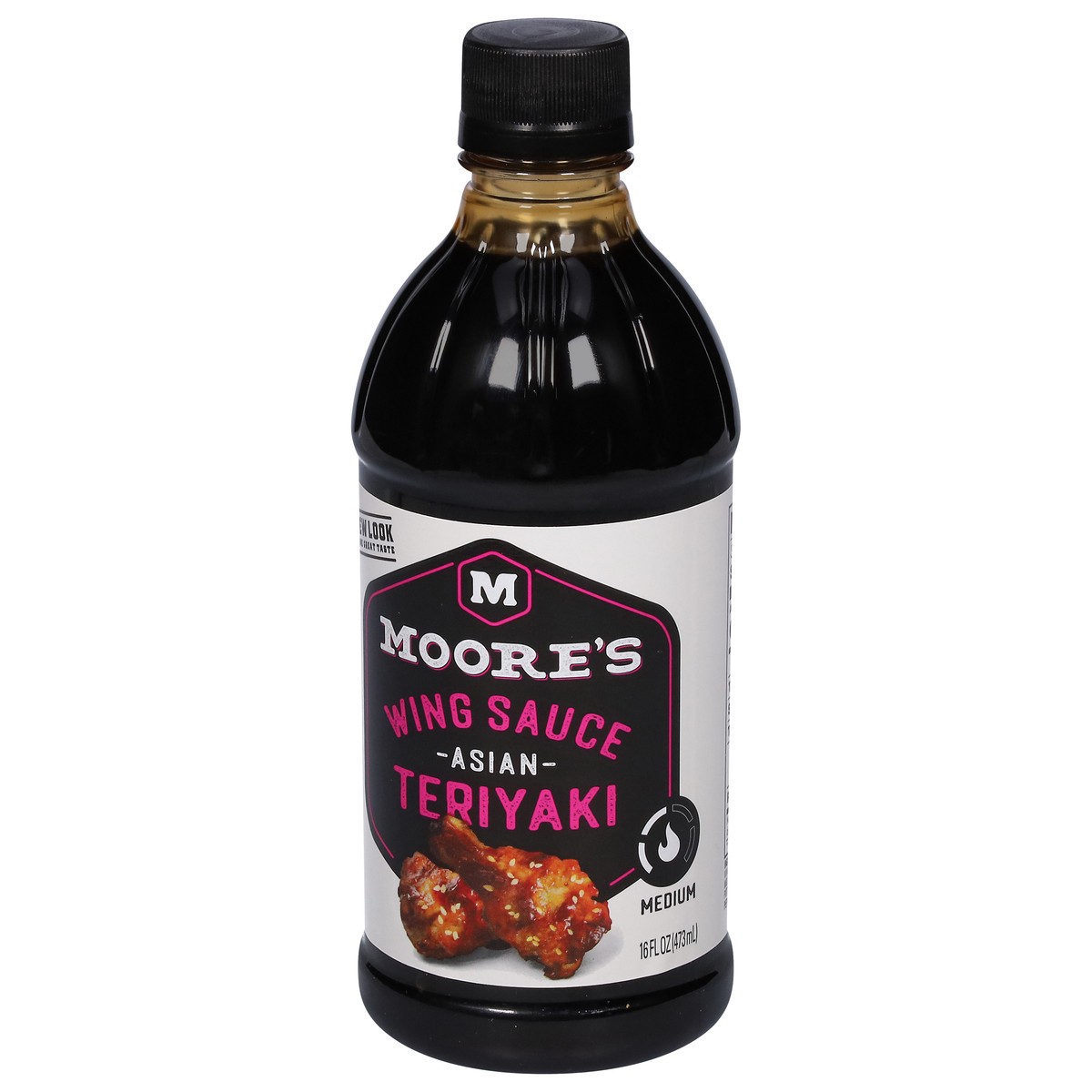 slide 3 of 9, Moore's Moore/Sauce Wing Teriyaki Asian 16 Oz, 16 oz