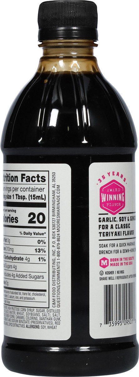 slide 4 of 9, Moore's Moore/Sauce Wing Teriyaki Asian 16 Oz, 16 oz