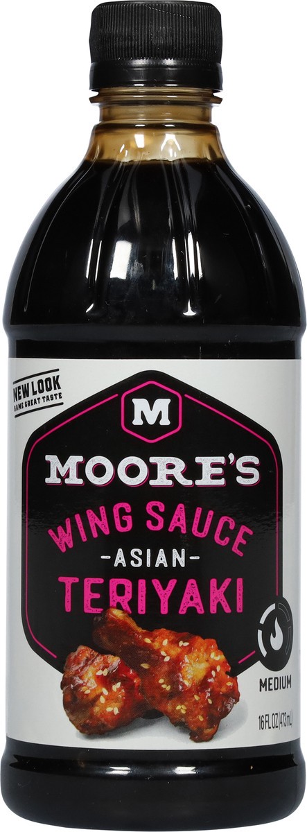 slide 5 of 9, Moore's Moore/Sauce Wing Teriyaki Asian 16 Oz, 16 oz