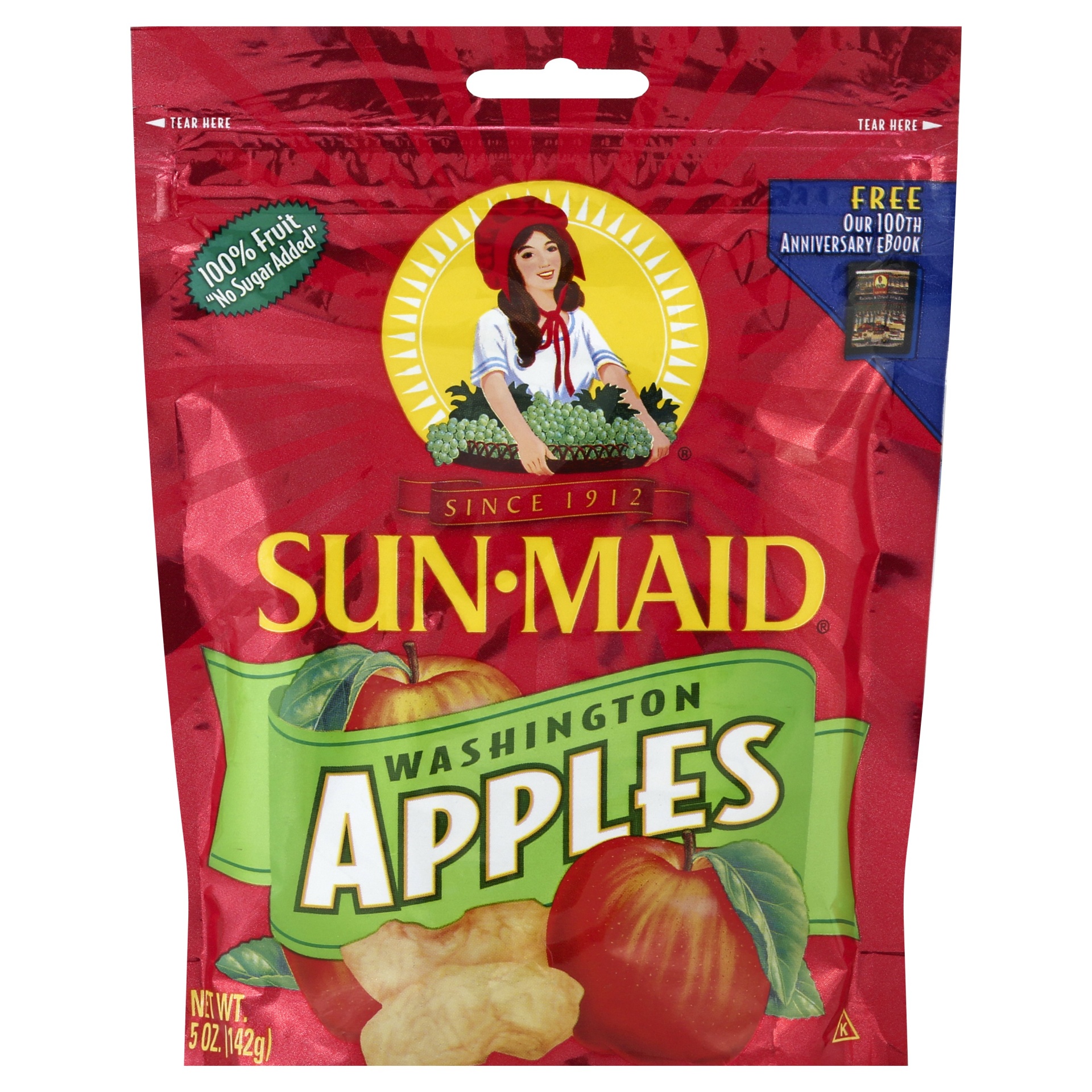 slide 1 of 2, Sun-Maid Apples 5 oz, 5 oz