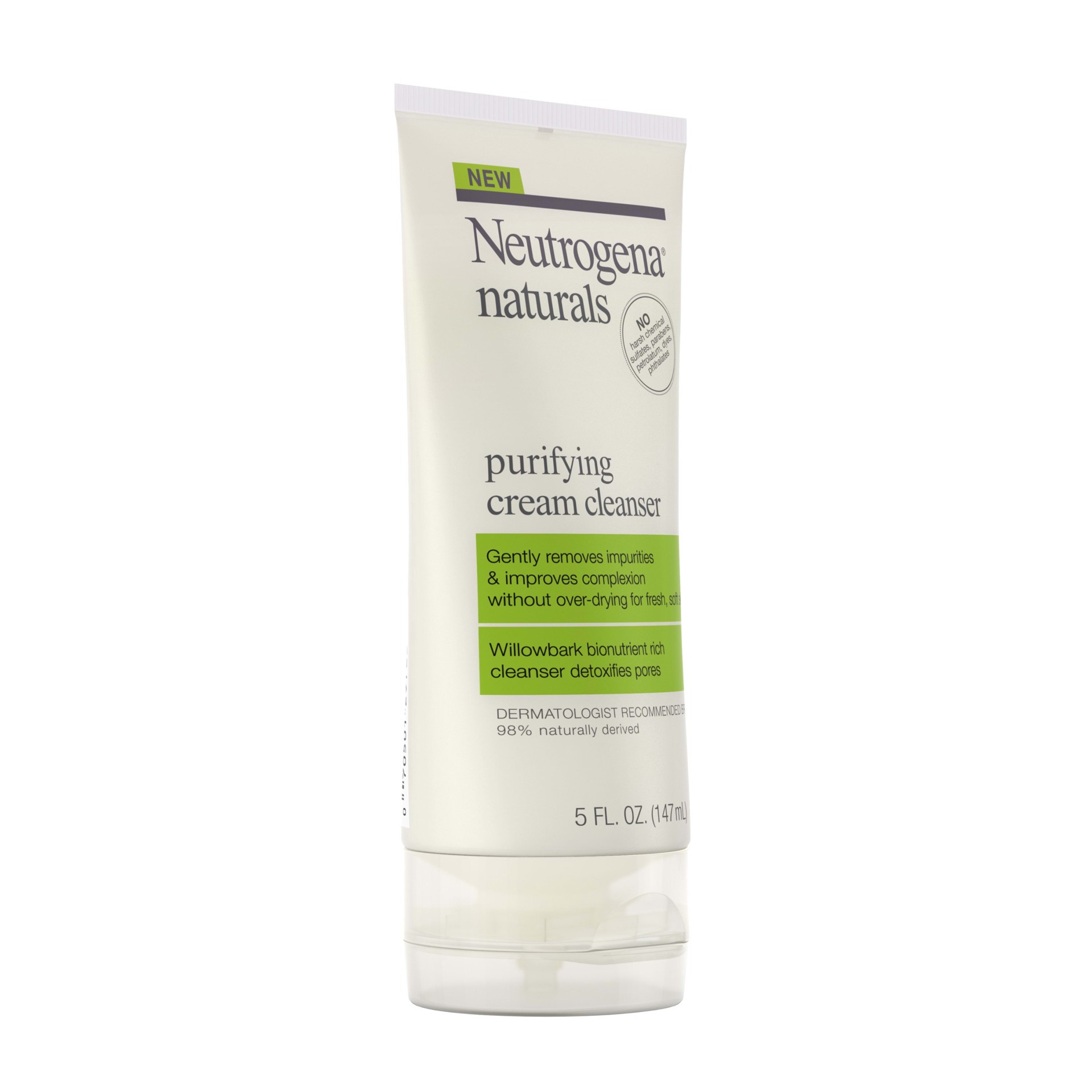 slide 3 of 5, NEUTROGENA Naturals Purifying Cream Cleanser, 5 Oz, 5 oz