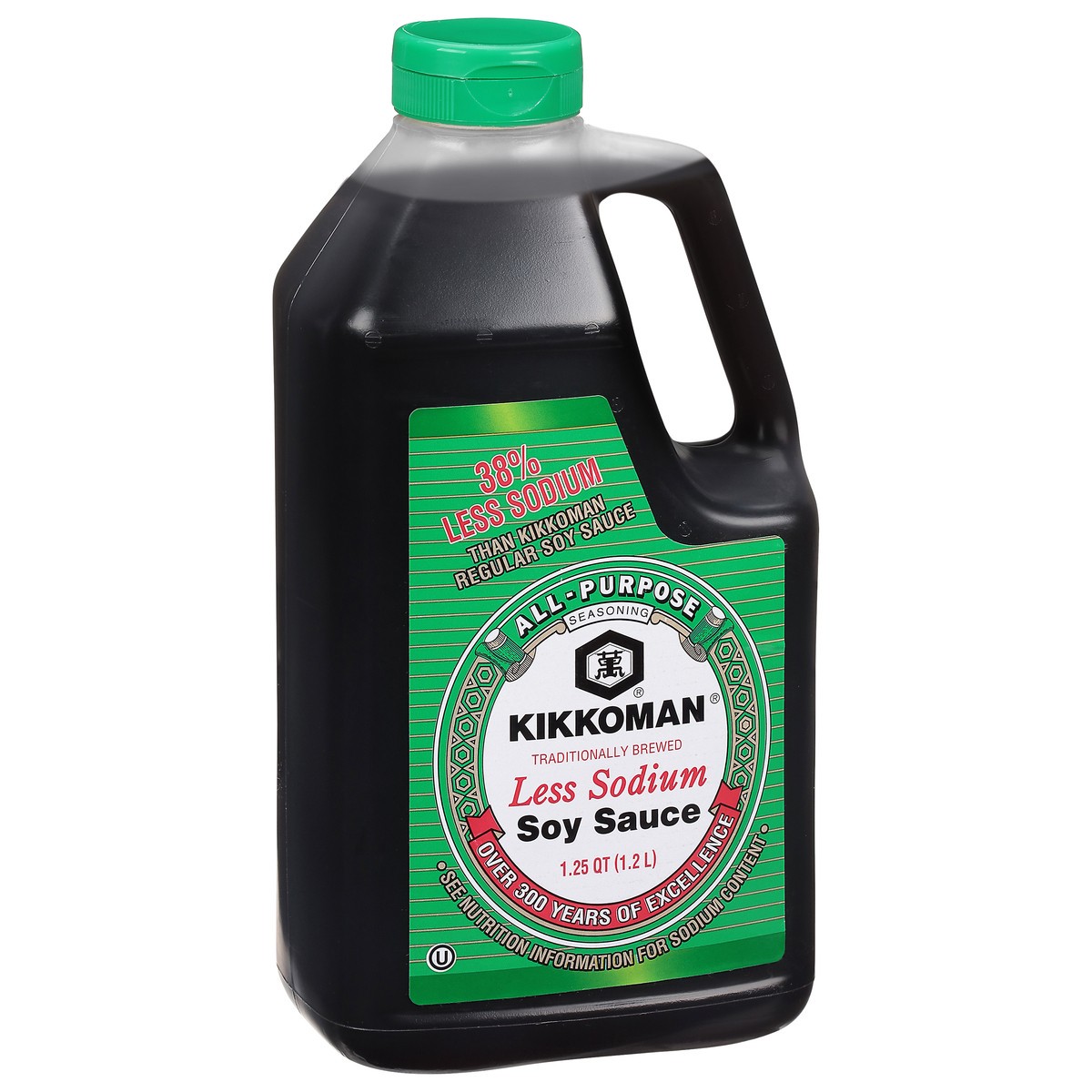 slide 2 of 9, Kikkoman Less Sodium Soy Sauce 1.25 qt, 1.25 qt