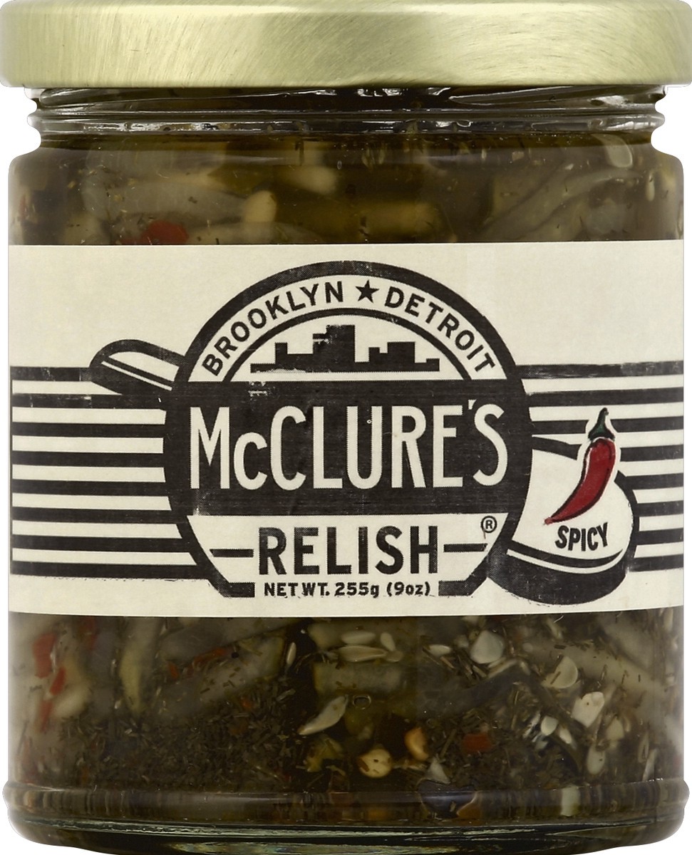 slide 2 of 2, McClure's Spicy Relish, 9 oz